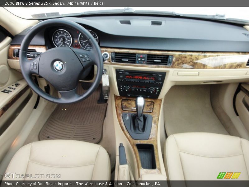 Alpine White / Beige 2006 BMW 3 Series 325xi Sedan