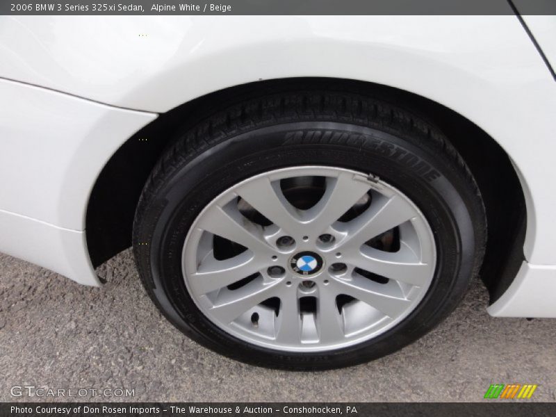 Alpine White / Beige 2006 BMW 3 Series 325xi Sedan