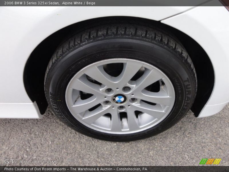 Alpine White / Beige 2006 BMW 3 Series 325xi Sedan