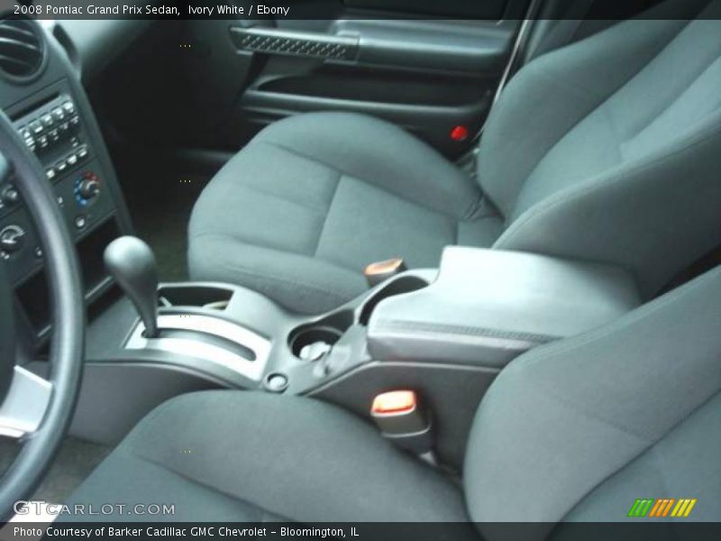 Ivory White / Ebony 2008 Pontiac Grand Prix Sedan