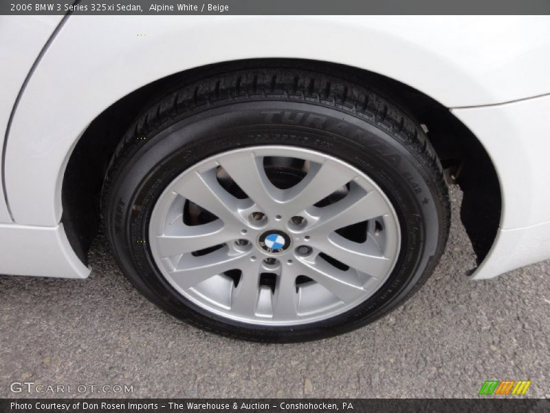 Alpine White / Beige 2006 BMW 3 Series 325xi Sedan