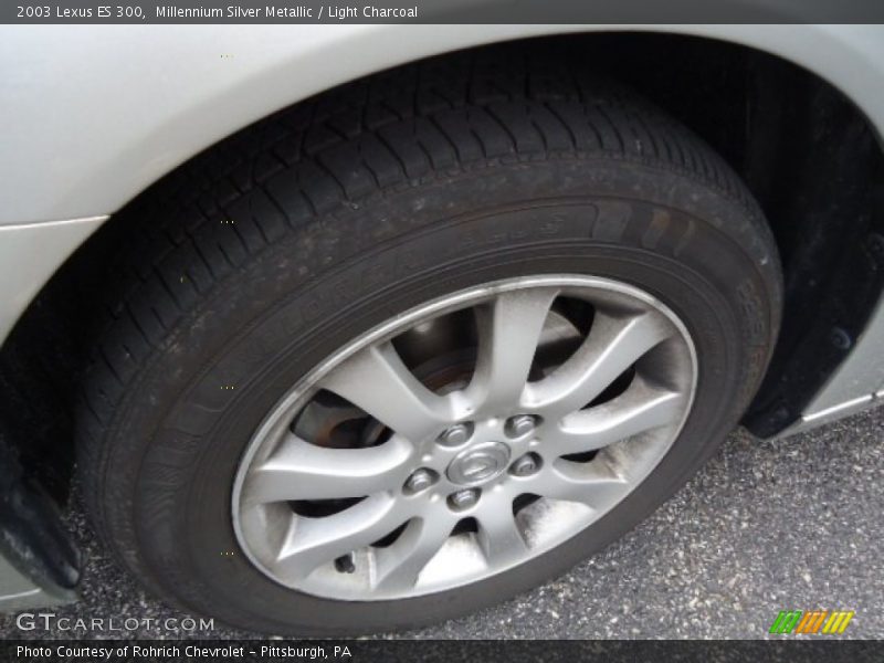 Millennium Silver Metallic / Light Charcoal 2003 Lexus ES 300
