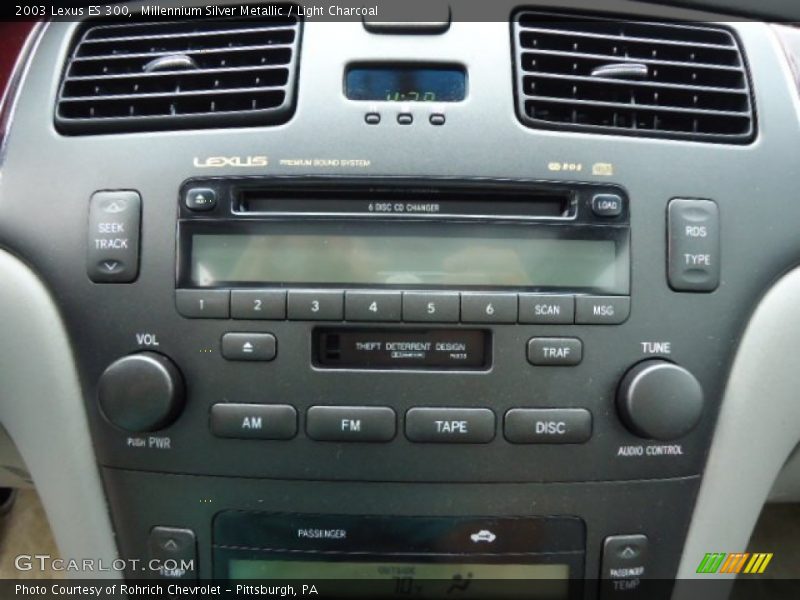 Millennium Silver Metallic / Light Charcoal 2003 Lexus ES 300