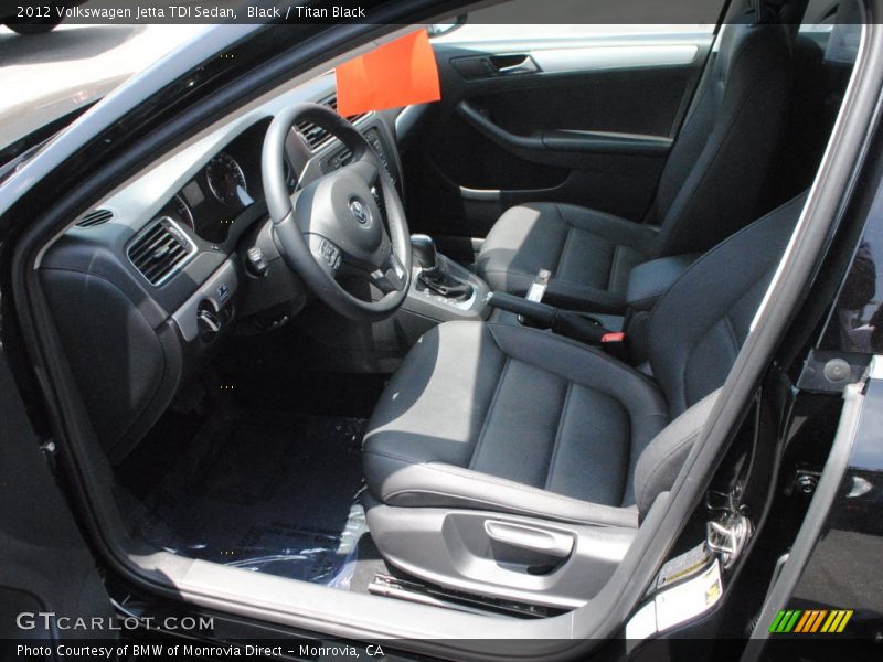 Black / Titan Black 2012 Volkswagen Jetta TDI Sedan