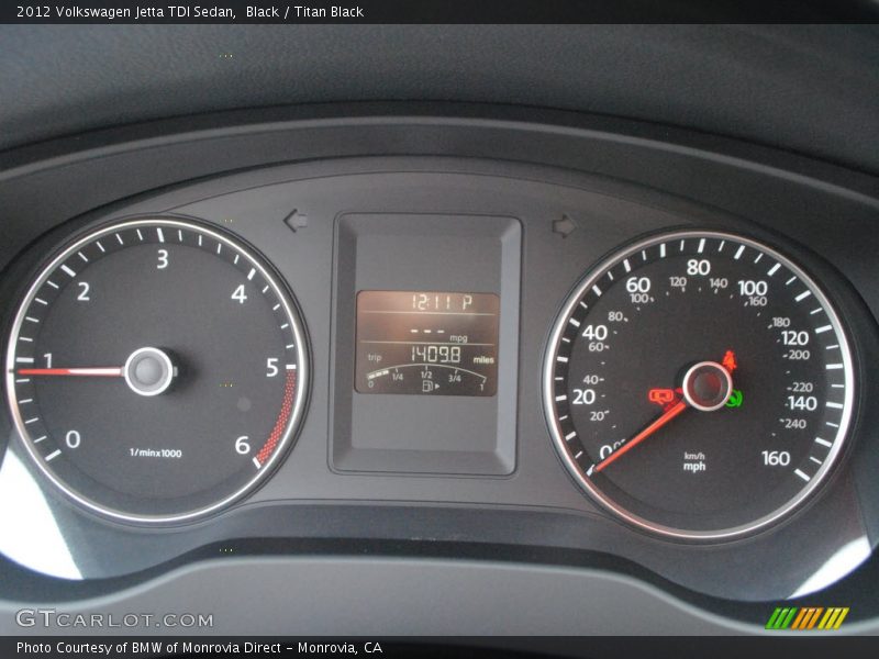 Black / Titan Black 2012 Volkswagen Jetta TDI Sedan