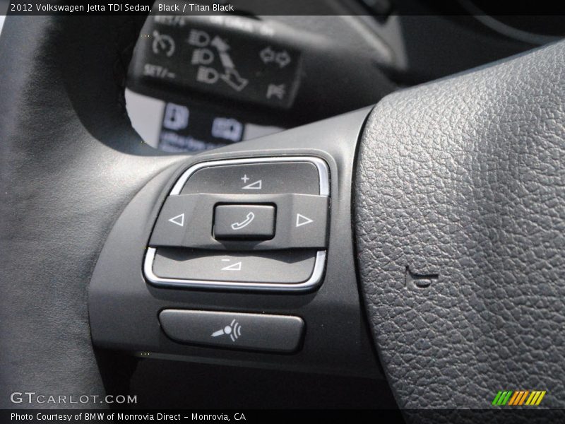 Black / Titan Black 2012 Volkswagen Jetta TDI Sedan