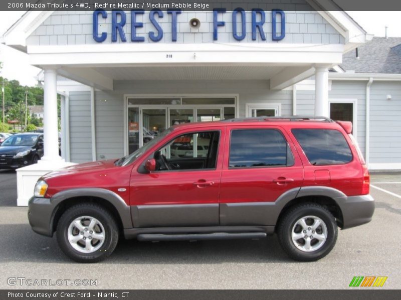 Redfire Metallic / Medium Pebble Beige 2006 Mazda Tribute s 4WD