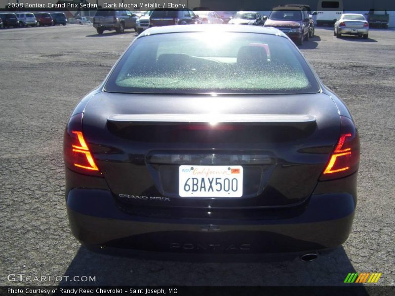 Dark Mocha Metallic / Ebony 2008 Pontiac Grand Prix Sedan