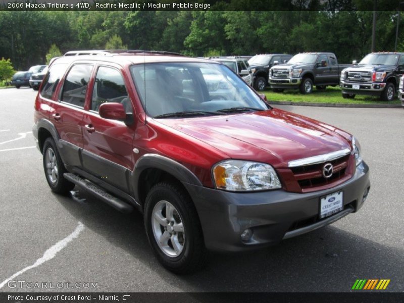 Redfire Metallic / Medium Pebble Beige 2006 Mazda Tribute s 4WD