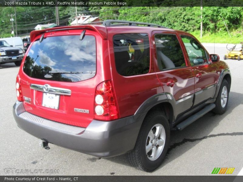 Redfire Metallic / Medium Pebble Beige 2006 Mazda Tribute s 4WD