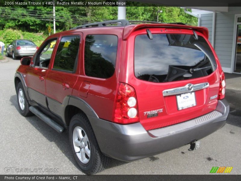 Redfire Metallic / Medium Pebble Beige 2006 Mazda Tribute s 4WD