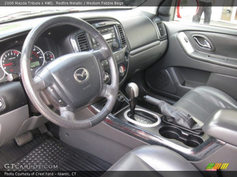  2006 Tribute s 4WD Medium Pebble Beige Interior