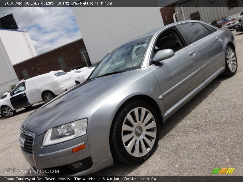 Quartz Grey Metallic / Platinum 2006 Audi A8 L 4.2 quattro