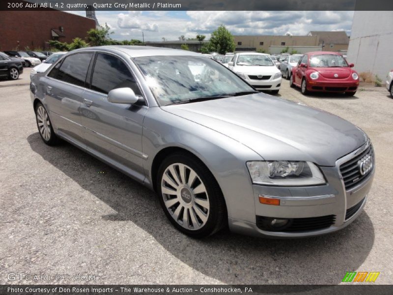 Quartz Grey Metallic / Platinum 2006 Audi A8 L 4.2 quattro