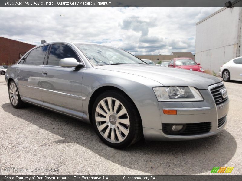 Quartz Grey Metallic / Platinum 2006 Audi A8 L 4.2 quattro