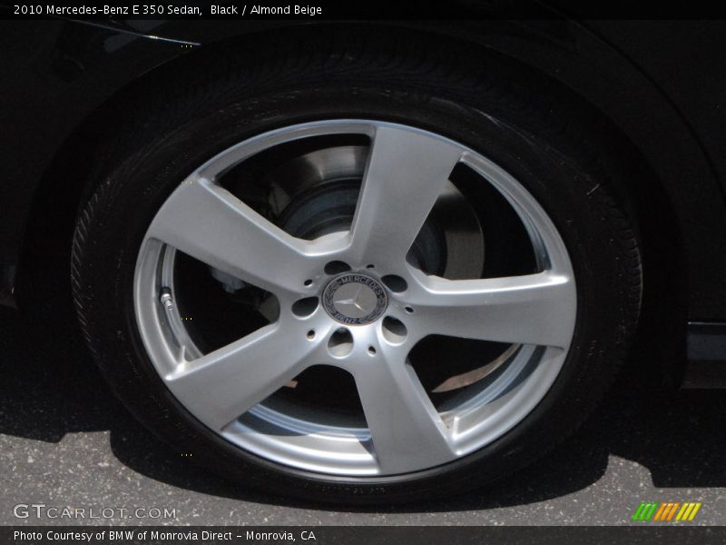 Black / Almond Beige 2010 Mercedes-Benz E 350 Sedan