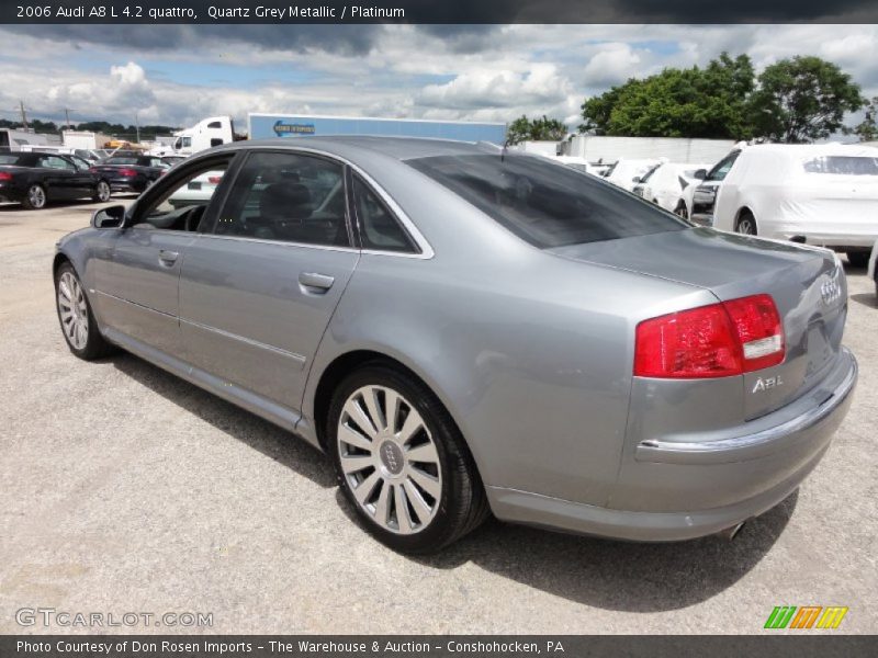 Quartz Grey Metallic / Platinum 2006 Audi A8 L 4.2 quattro