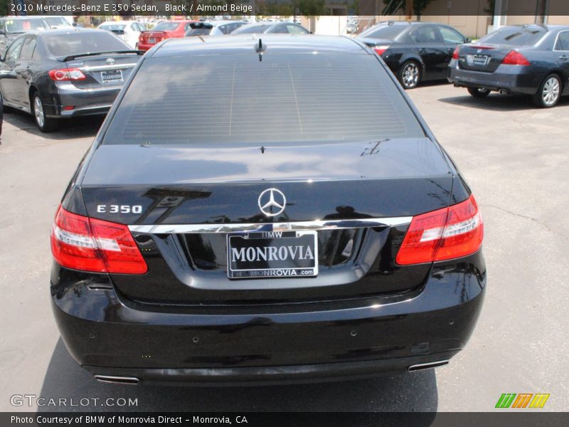 Black / Almond Beige 2010 Mercedes-Benz E 350 Sedan
