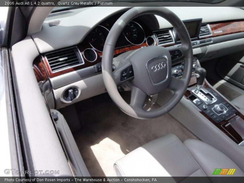 Quartz Grey Metallic / Platinum 2006 Audi A8 L 4.2 quattro