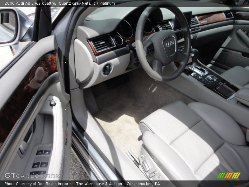 Quartz Grey Metallic / Platinum 2006 Audi A8 L 4.2 quattro