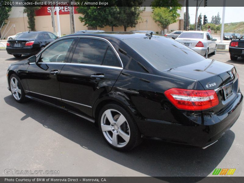 Black / Almond Beige 2010 Mercedes-Benz E 350 Sedan
