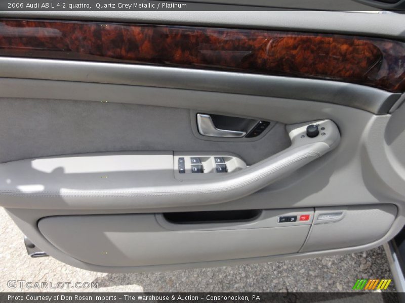 Quartz Grey Metallic / Platinum 2006 Audi A8 L 4.2 quattro