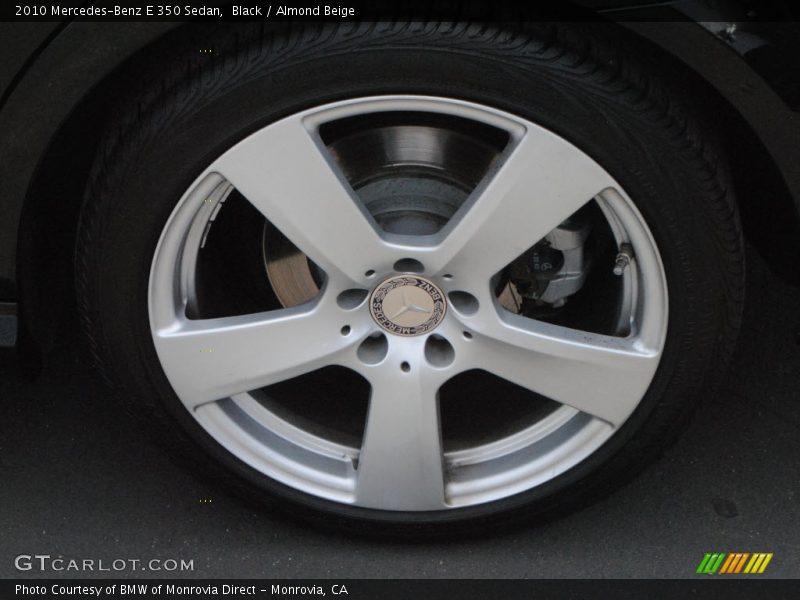 Black / Almond Beige 2010 Mercedes-Benz E 350 Sedan