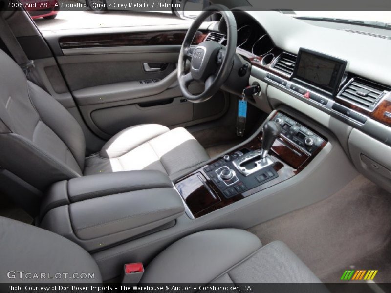 Quartz Grey Metallic / Platinum 2006 Audi A8 L 4.2 quattro
