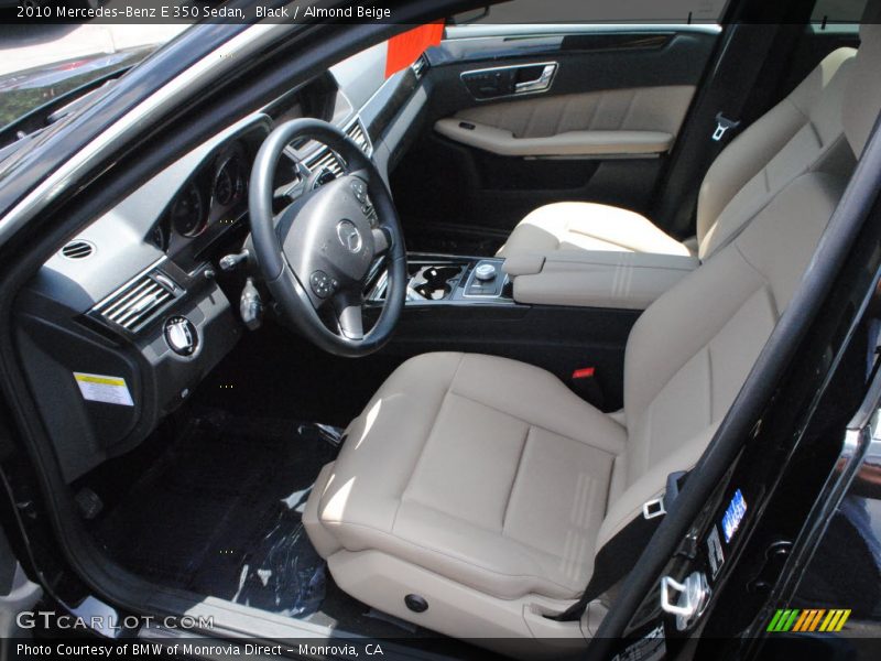 Black / Almond Beige 2010 Mercedes-Benz E 350 Sedan