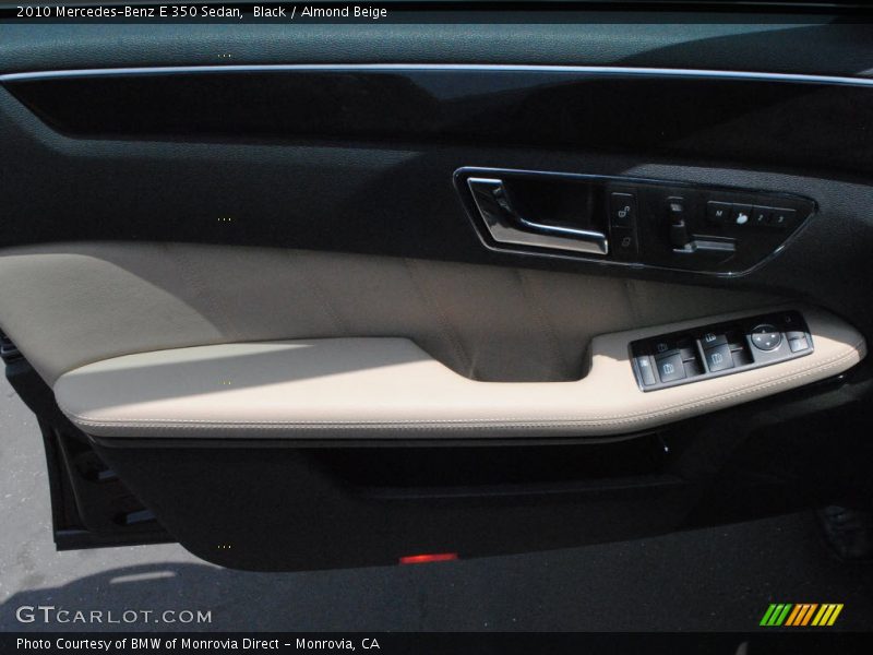 Black / Almond Beige 2010 Mercedes-Benz E 350 Sedan