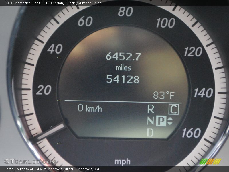 Black / Almond Beige 2010 Mercedes-Benz E 350 Sedan