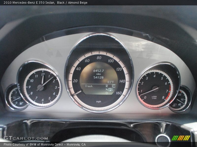 Black / Almond Beige 2010 Mercedes-Benz E 350 Sedan