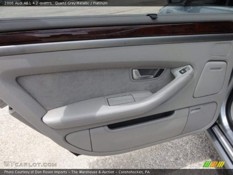 Quartz Grey Metallic / Platinum 2006 Audi A8 L 4.2 quattro