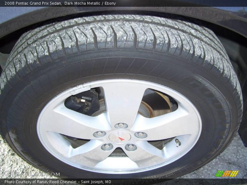 Dark Mocha Metallic / Ebony 2008 Pontiac Grand Prix Sedan