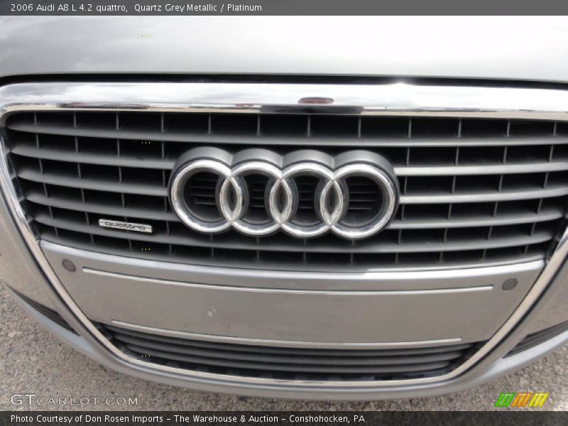 Quartz Grey Metallic / Platinum 2006 Audi A8 L 4.2 quattro