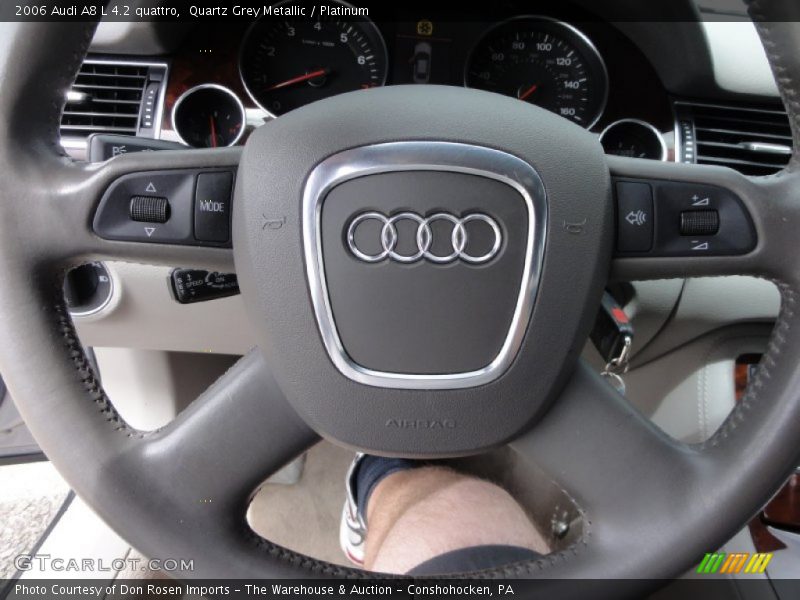 Quartz Grey Metallic / Platinum 2006 Audi A8 L 4.2 quattro