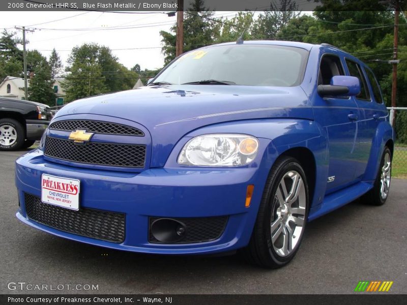 Blue Flash Metallic / Ebony Black 2008 Chevrolet HHR SS