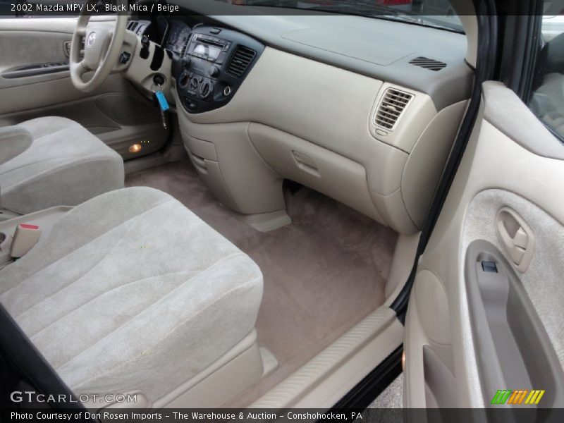 Black Mica / Beige 2002 Mazda MPV LX