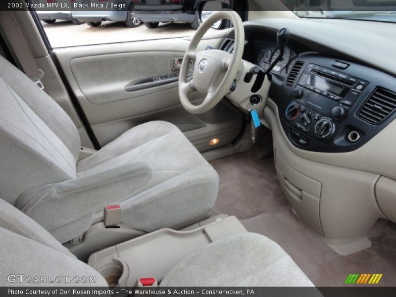 Black Mica / Beige 2002 Mazda MPV LX