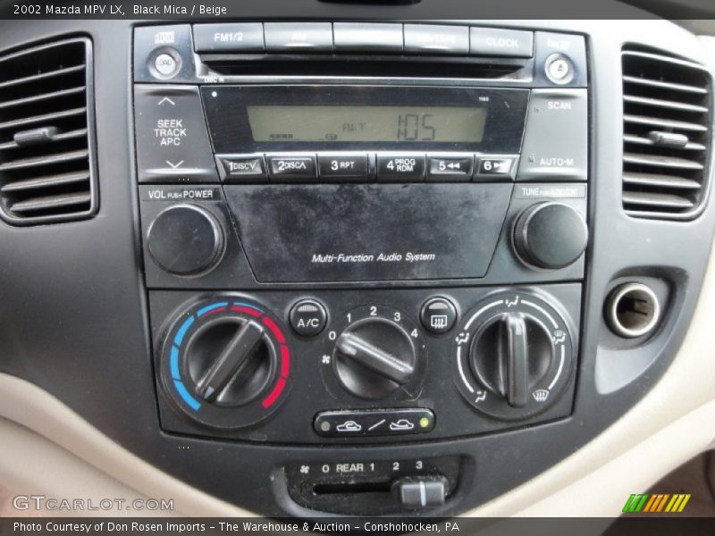 Black Mica / Beige 2002 Mazda MPV LX