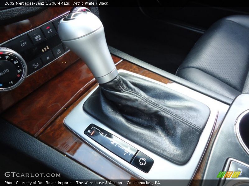 Arctic White / Black 2009 Mercedes-Benz C 300 4Matic