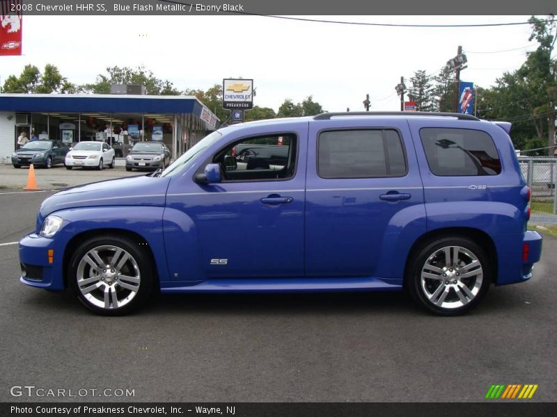 Blue Flash Metallic / Ebony Black 2008 Chevrolet HHR SS
