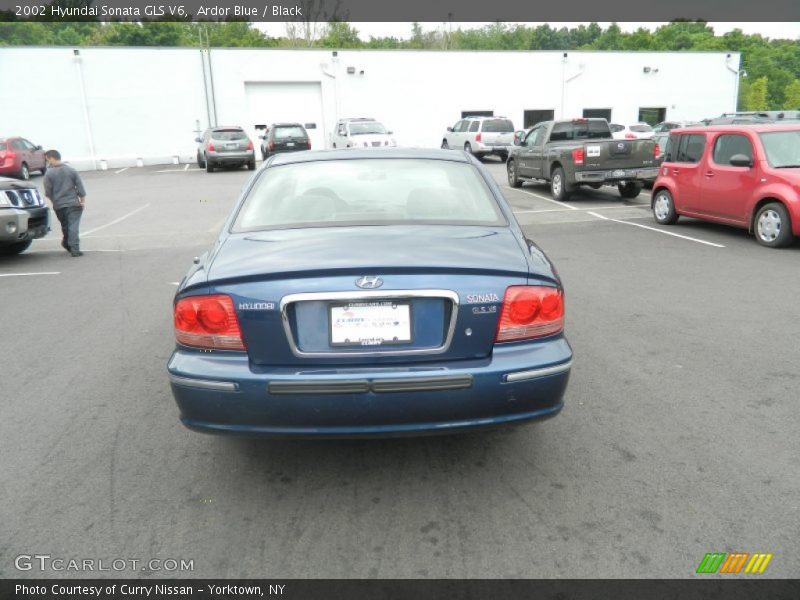 Ardor Blue / Black 2002 Hyundai Sonata GLS V6