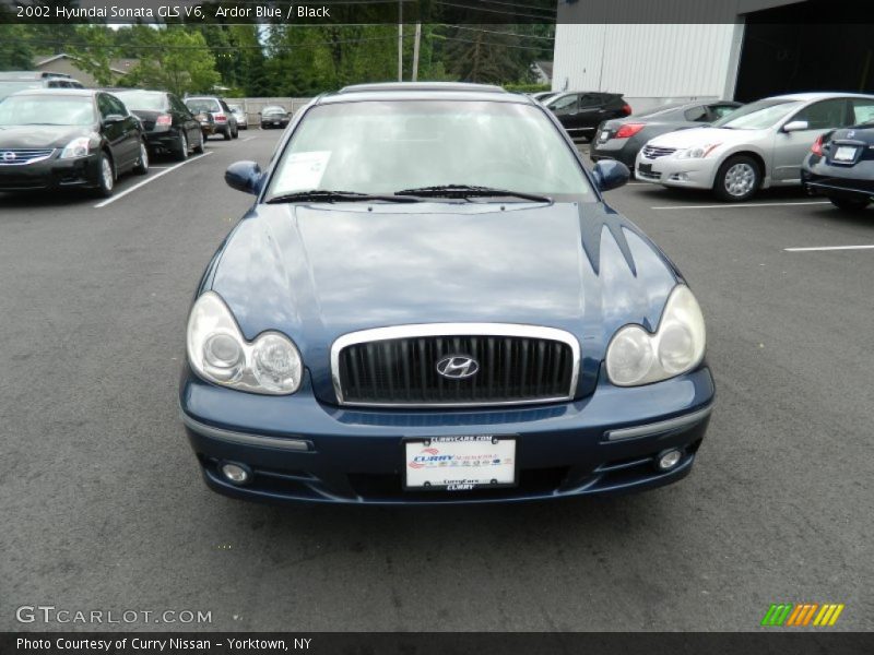 Ardor Blue / Black 2002 Hyundai Sonata GLS V6