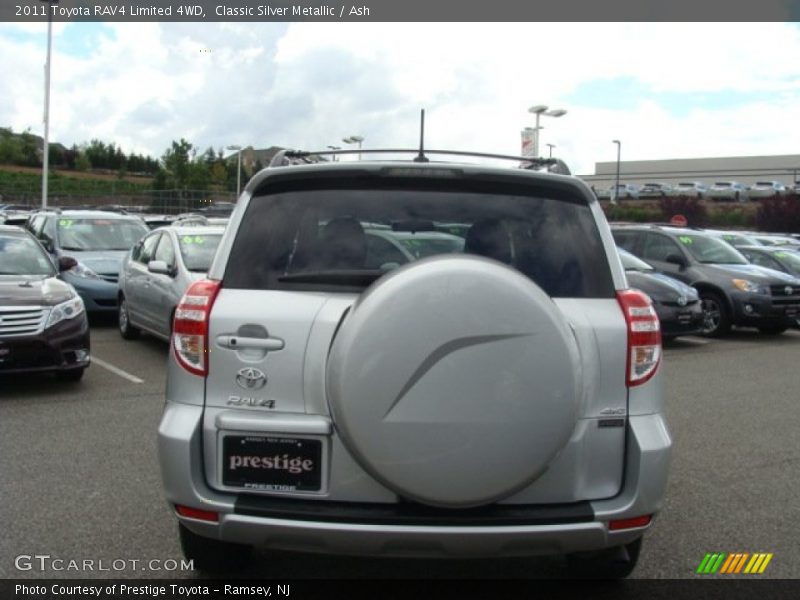 Classic Silver Metallic / Ash 2011 Toyota RAV4 Limited 4WD