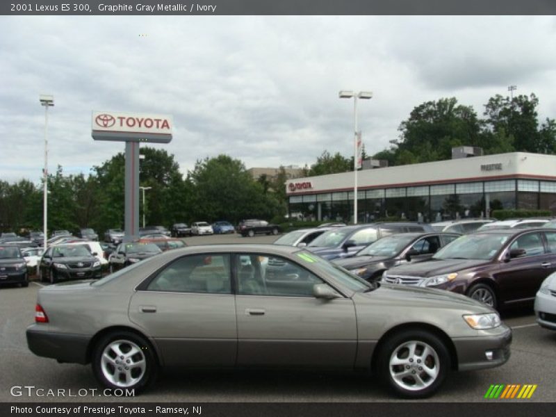 Graphite Gray Metallic / Ivory 2001 Lexus ES 300