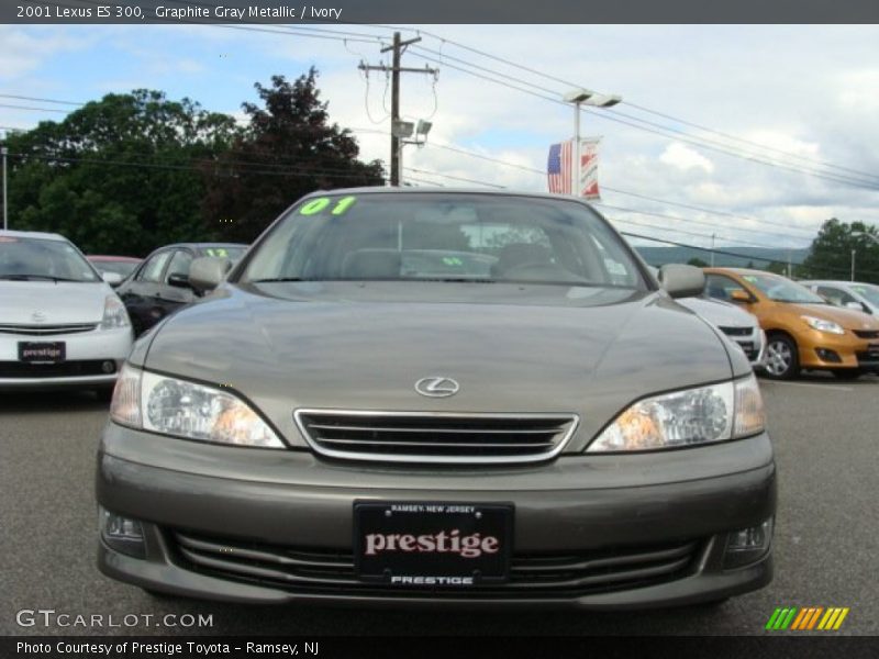 Graphite Gray Metallic / Ivory 2001 Lexus ES 300