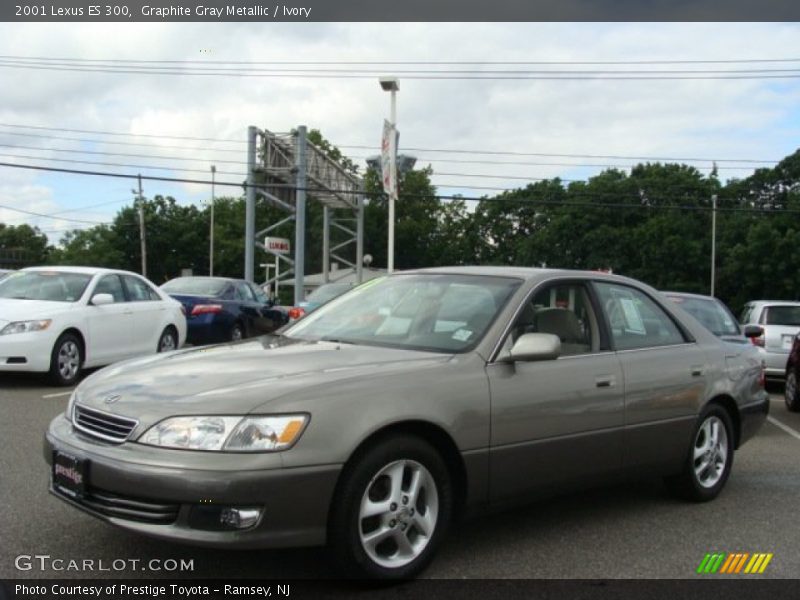 Graphite Gray Metallic / Ivory 2001 Lexus ES 300