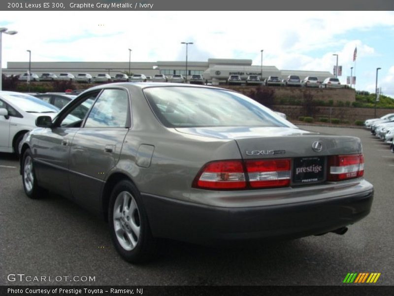 Graphite Gray Metallic / Ivory 2001 Lexus ES 300