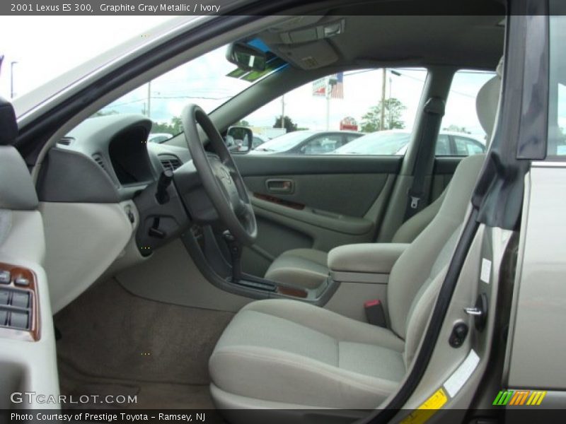 Graphite Gray Metallic / Ivory 2001 Lexus ES 300